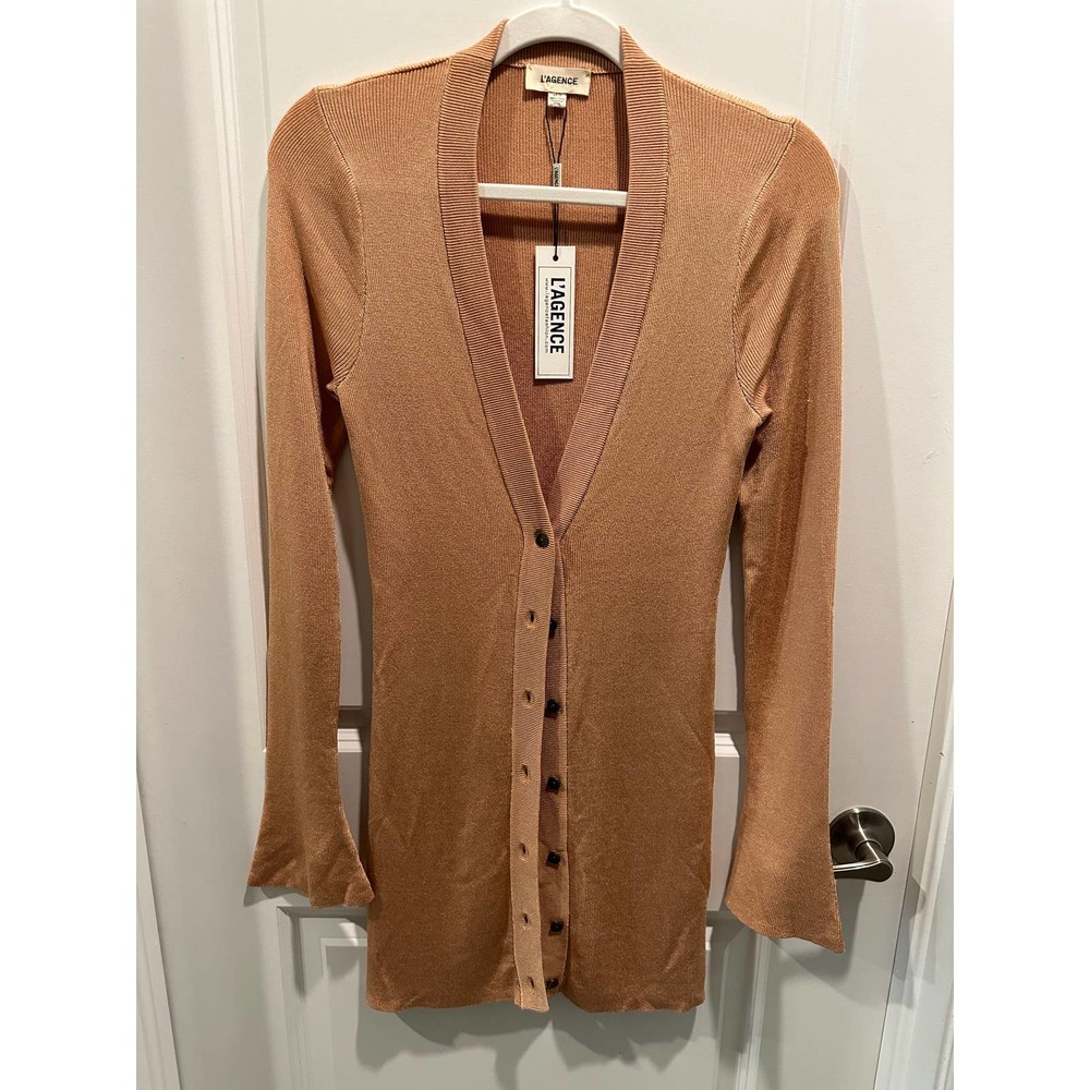 L'AGENCE Lucas Longline Cardigan - Picture 7 of 16